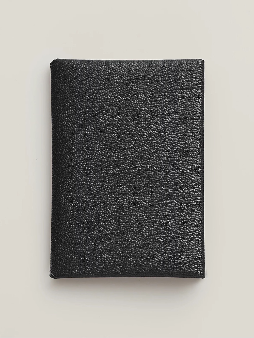 Hermes black compact card holder